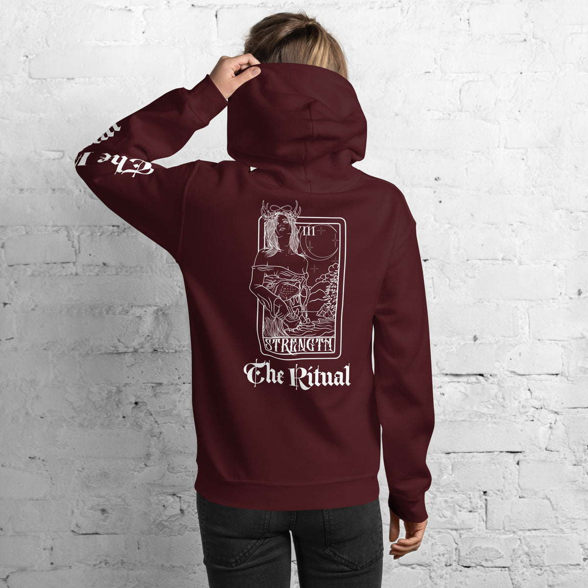 Tarot series “Strength” hoodie