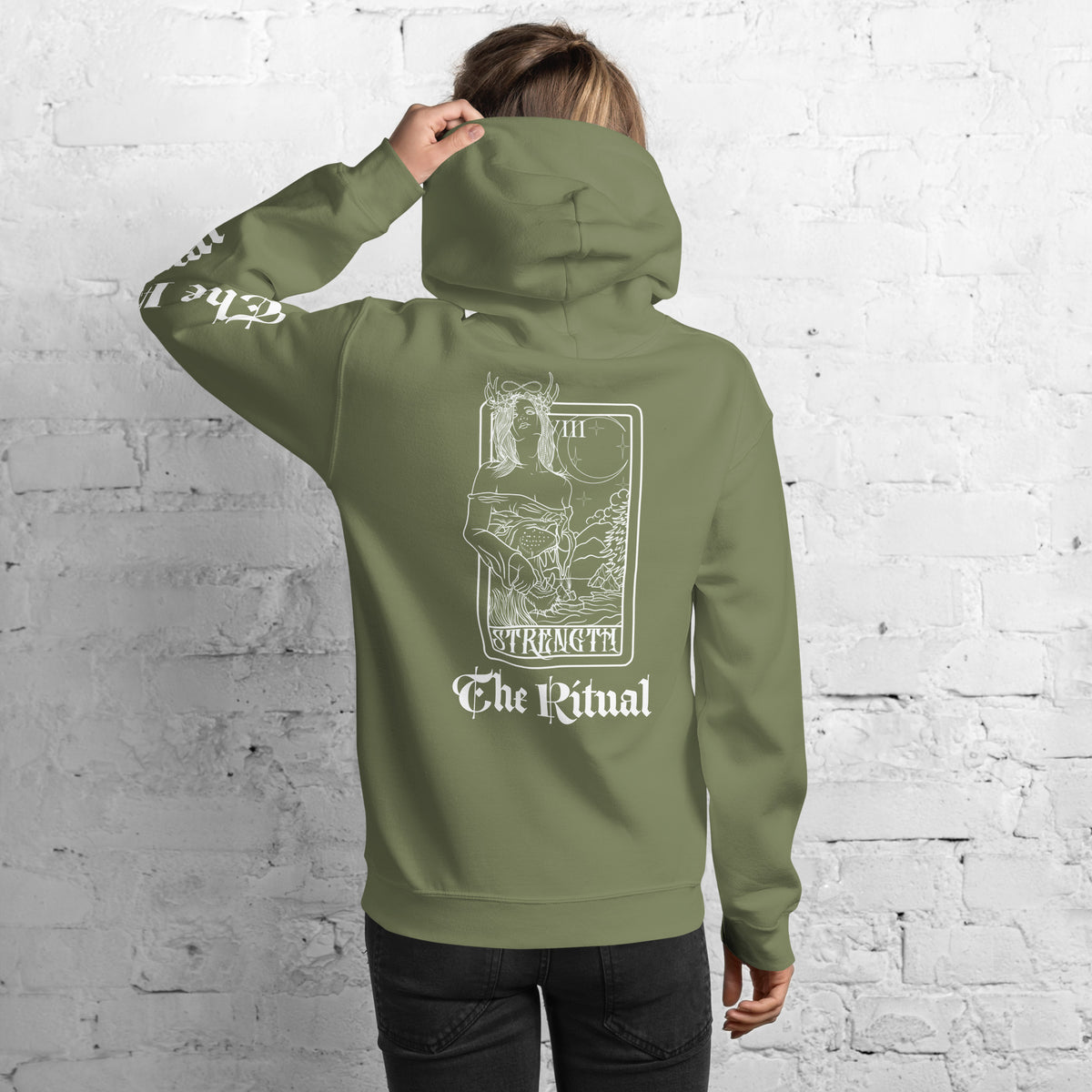 Tarot series “Strength” hoodie