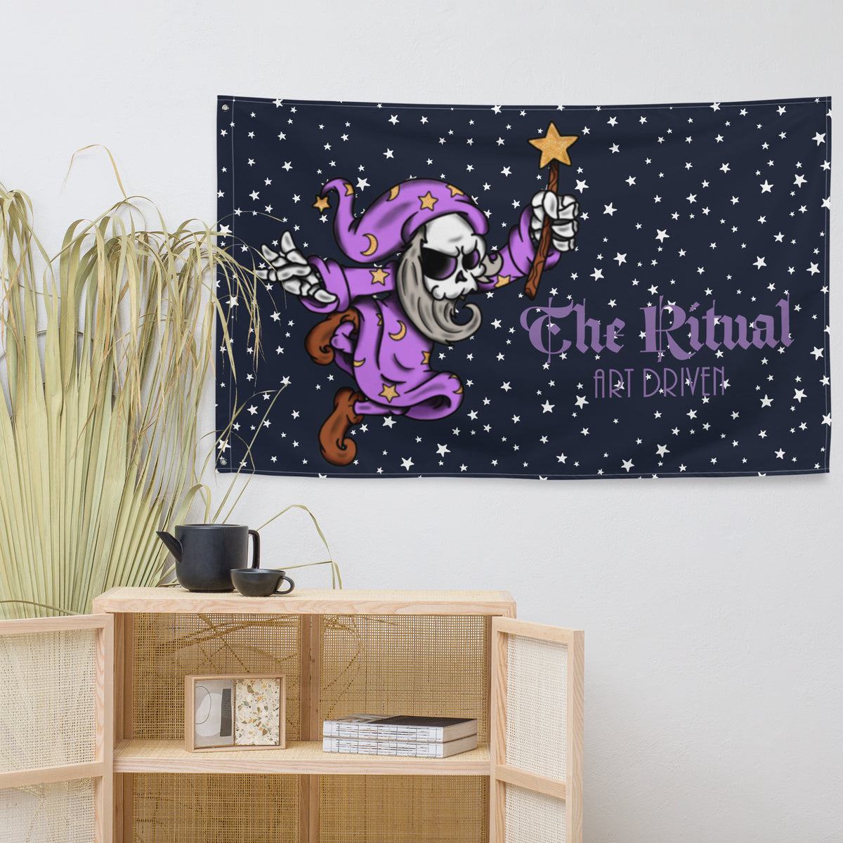 Ritual “Wizard” wall flag