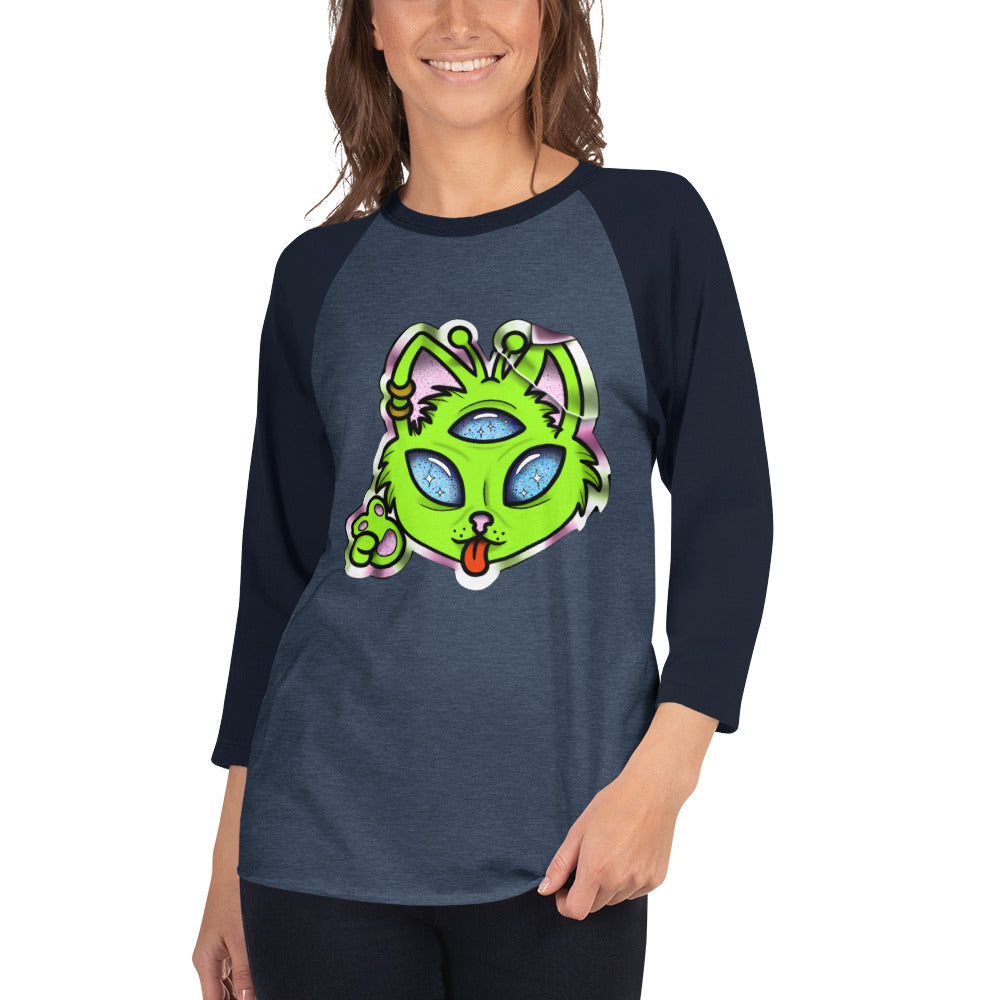 “Space Kittie“ sticker series 3/4 shirt
