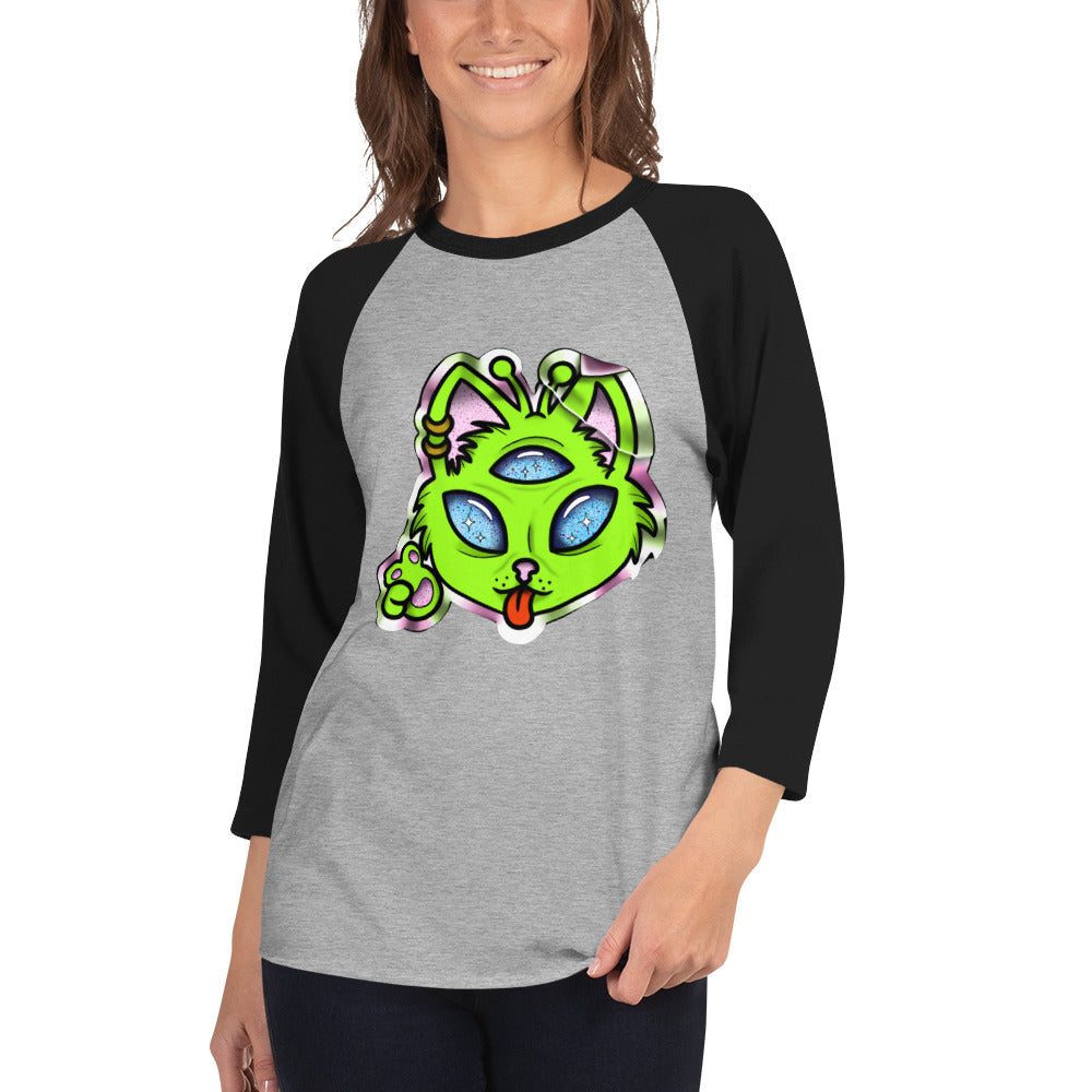 “Space Kittie“ sticker series 3/4 shirt
