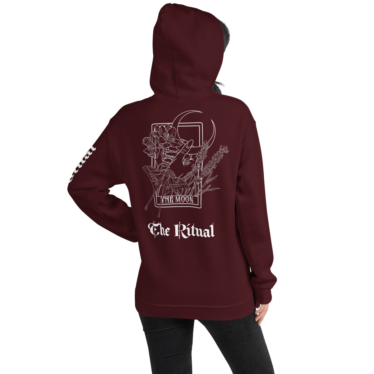“The Moon” tarot series hoodie