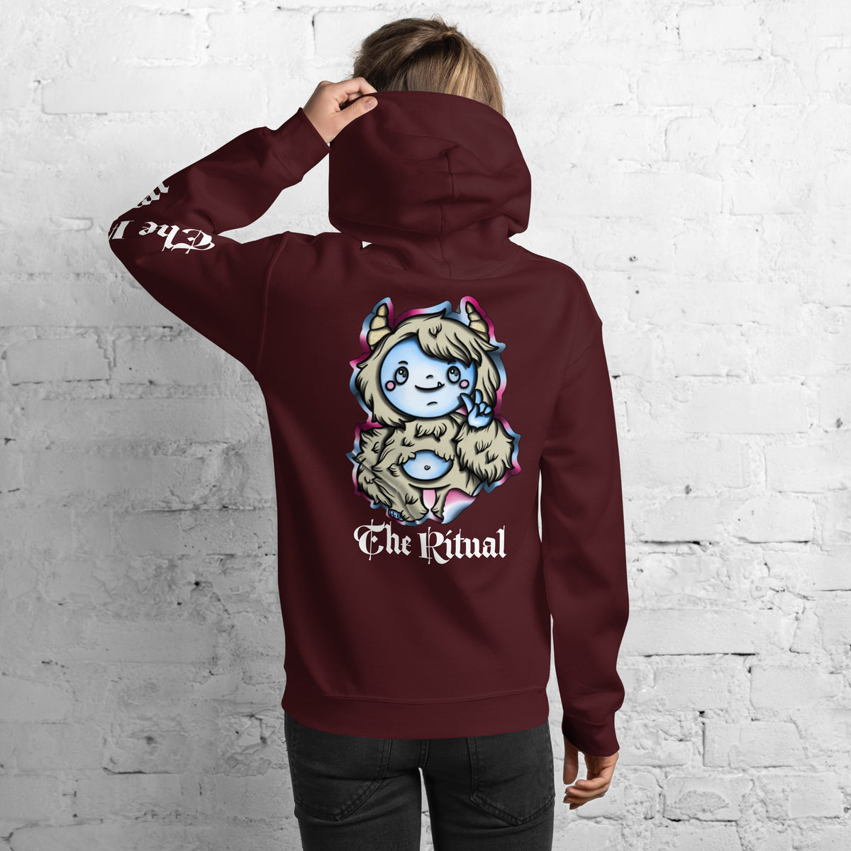 Ritual “Yetti” sticker series hoodie
