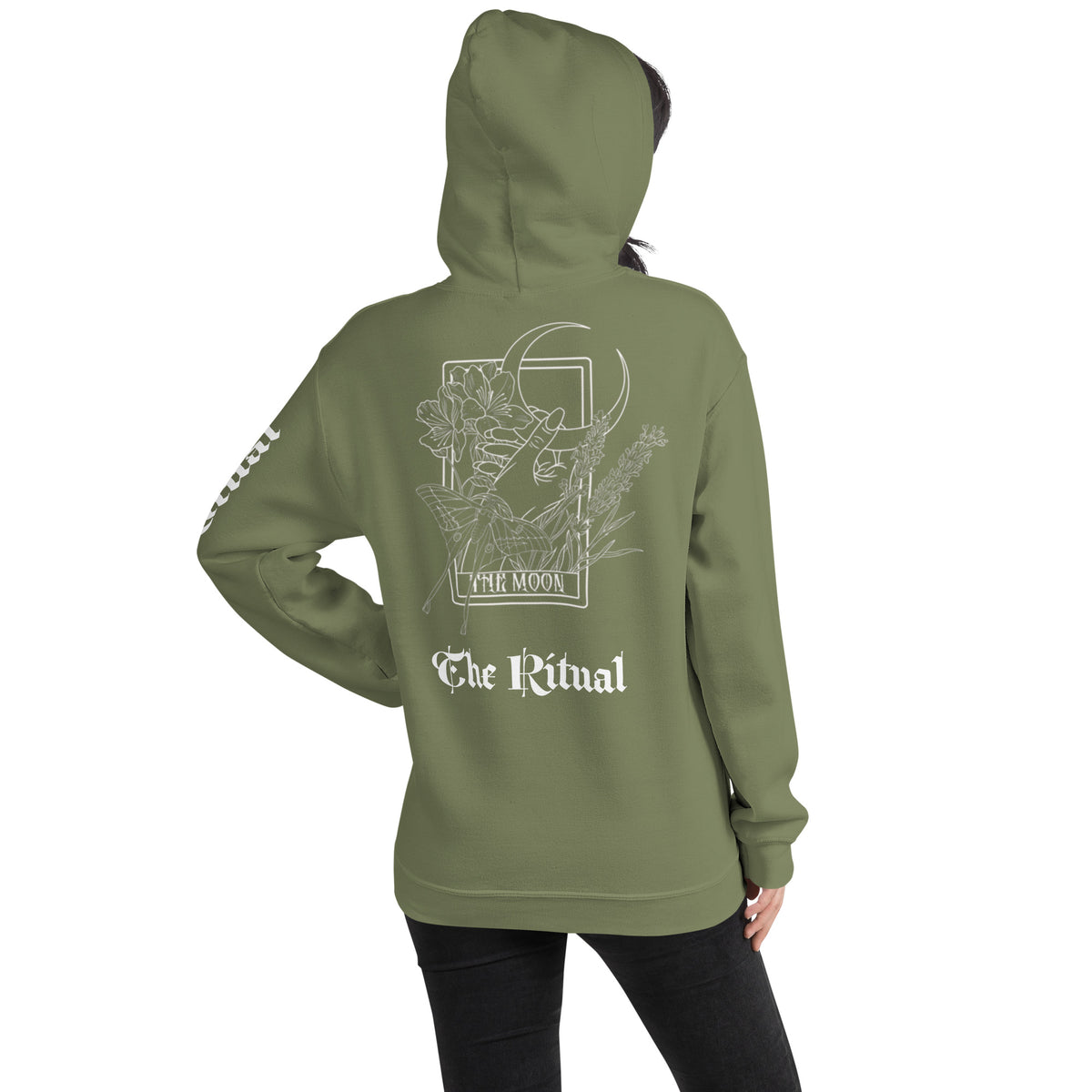 “The Moon” tarot series hoodie
