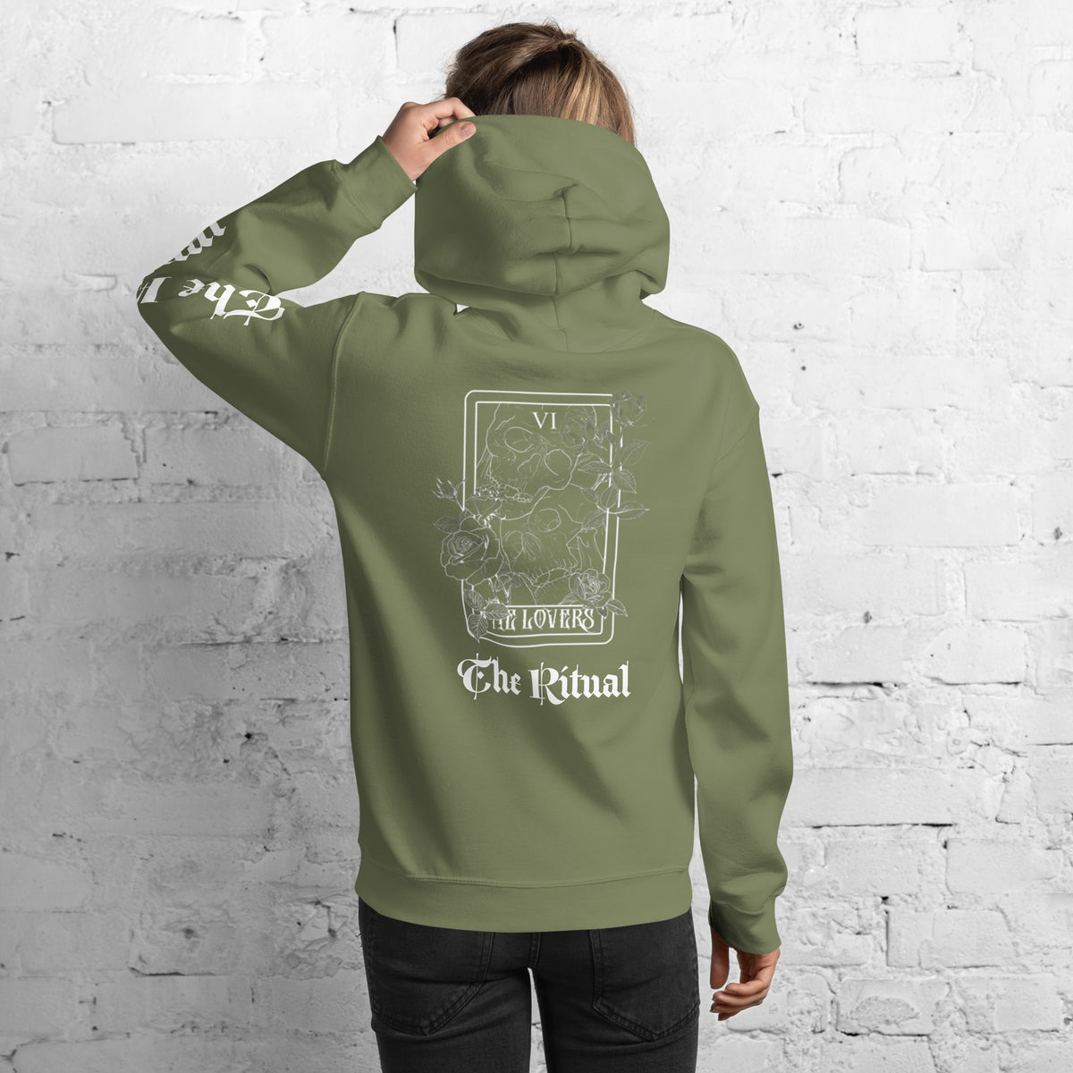 “The Lovers” tarot series hoodie