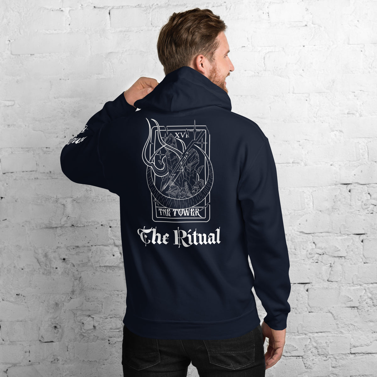 Ritual “The Tower” tarot series hoodie